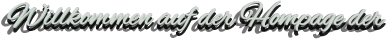 Willkommen auf der Hompage der